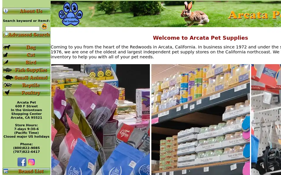 Screenshot of arcatapet.com