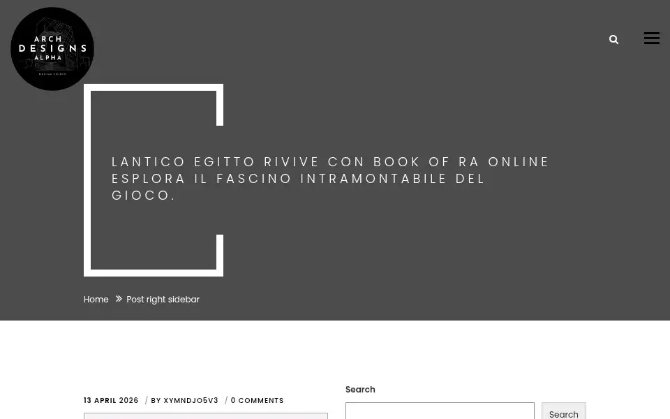 Screenshot of archdesignsalpha.com