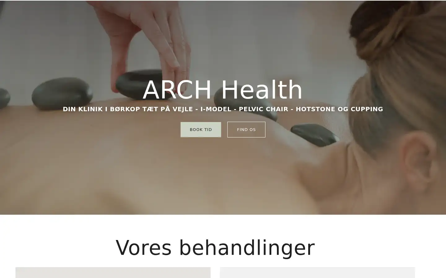 Screenshot of archessentials.dk