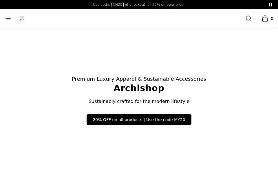 Screenshot of archibaldfrederitch.shop