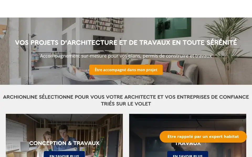 Screenshot of archionline.com