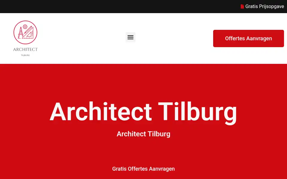 Screenshot of architecttilburg.com
