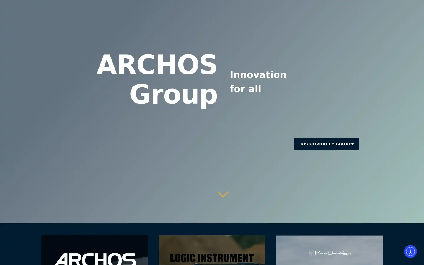 Screenshot of archos.com