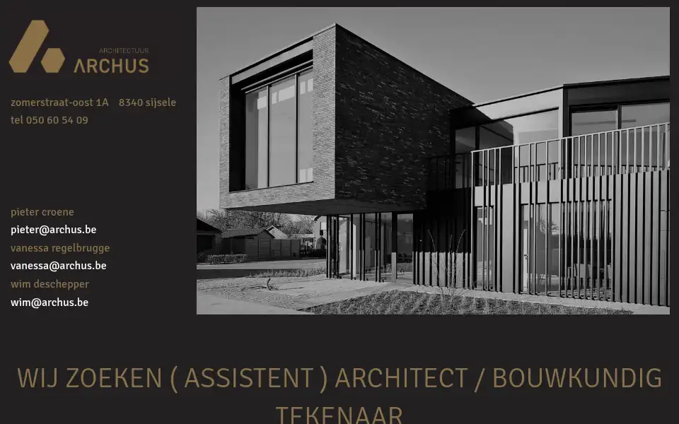 Screenshot of archus.be