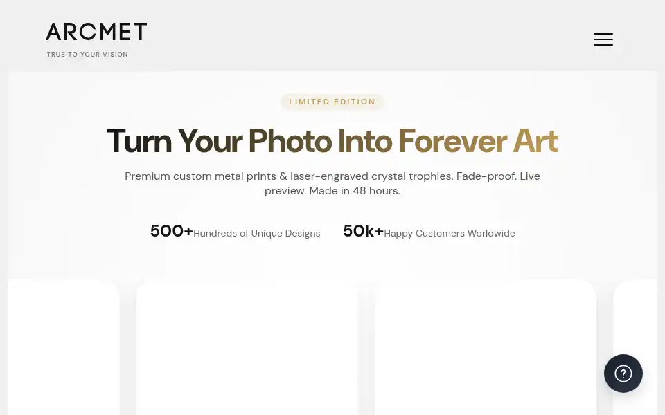 Screenshot of arcmet.net