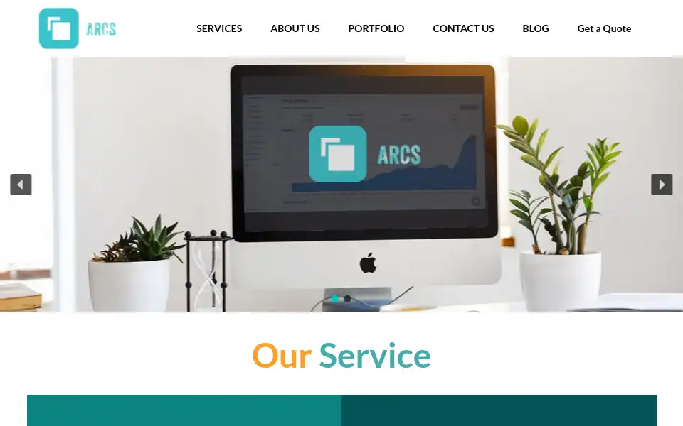 Screenshot of arcompletesolutions.co.uk
