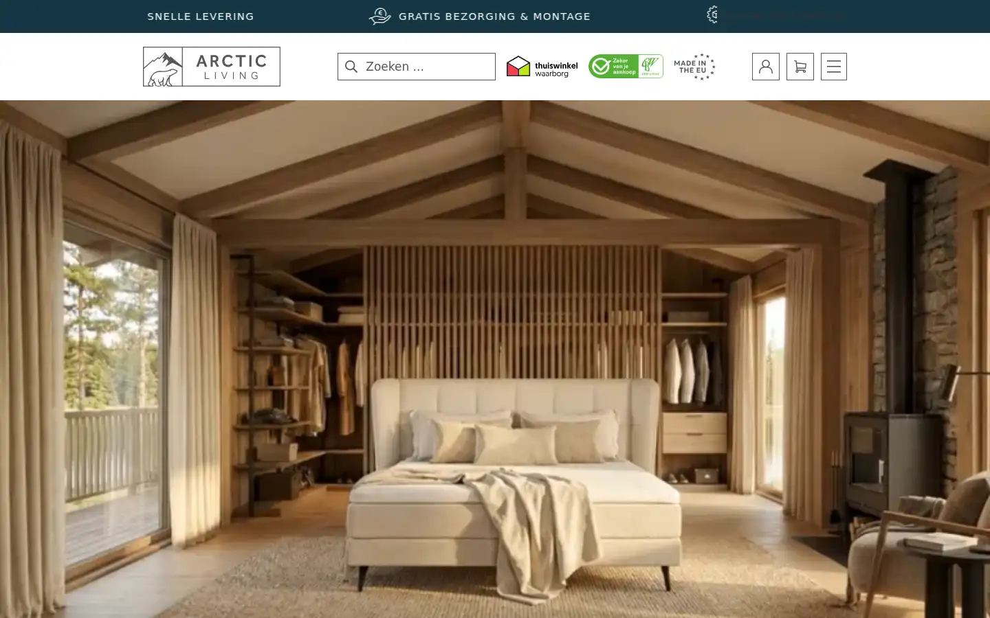 Screenshot of arctic-living.com