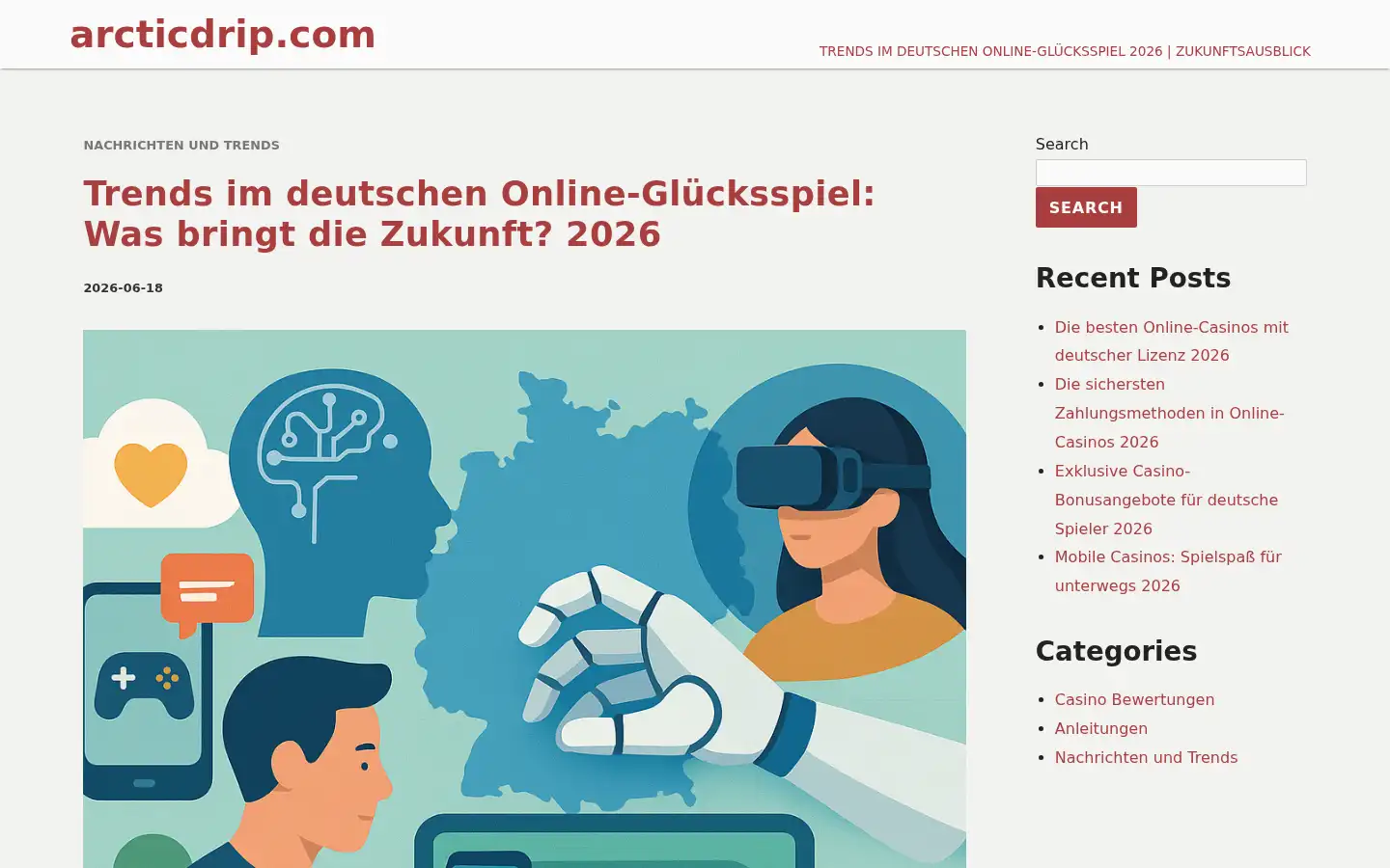 Screenshot of arcticdrip.com