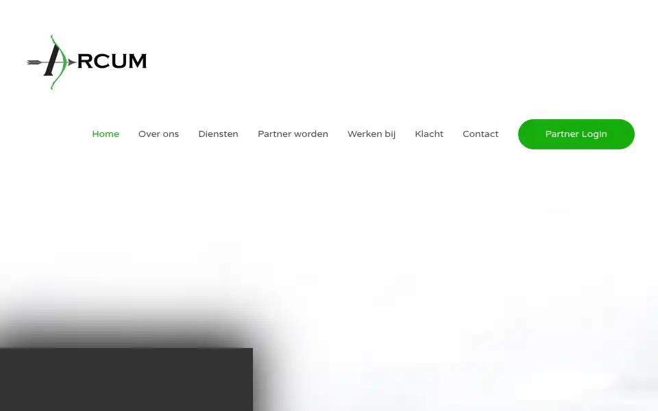Screenshot of arcummarketing.nl