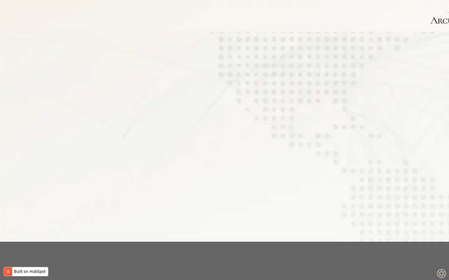 Screenshot of arcus-air.com