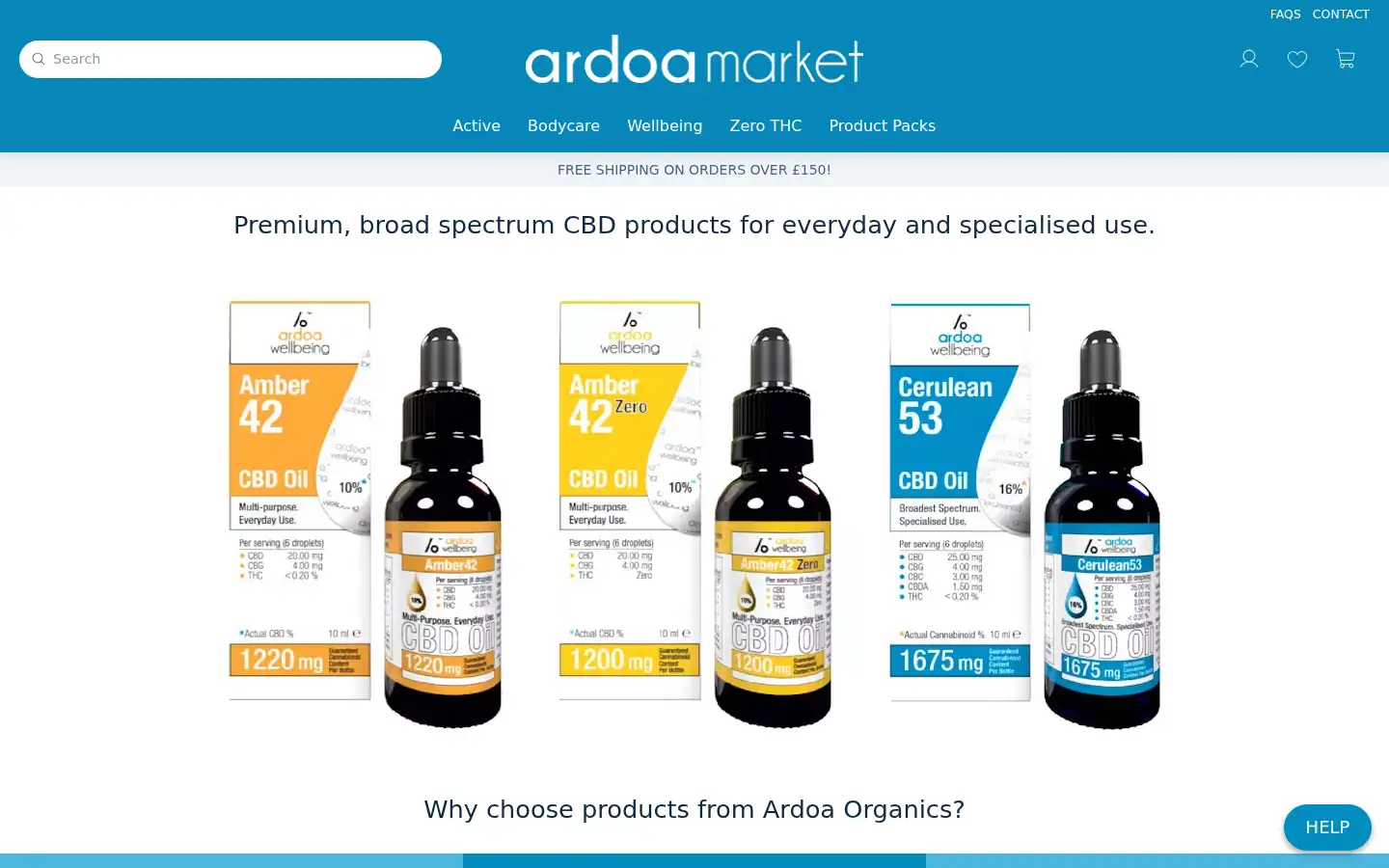 Screenshot of ardoamarket.co.uk