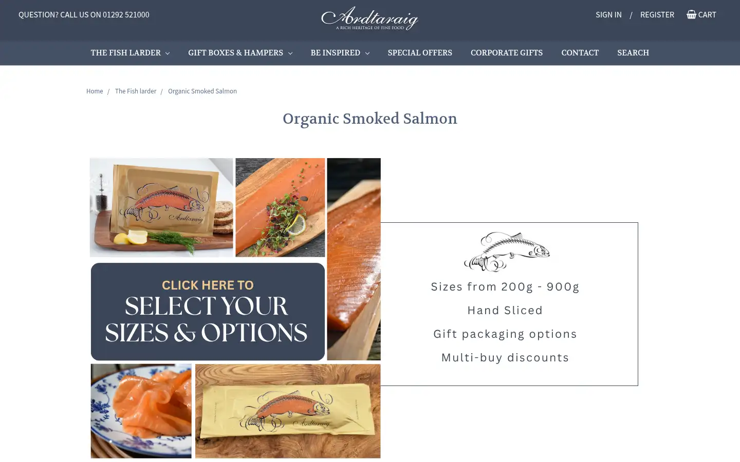 Screenshot of ardtaraig.com