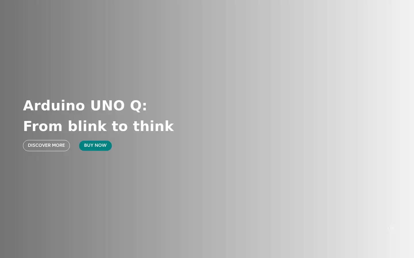 Screenshot of arduino.cc