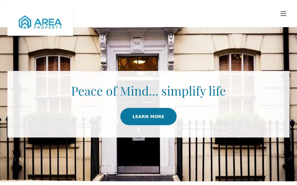 Screenshot of areaproperty.co.uk