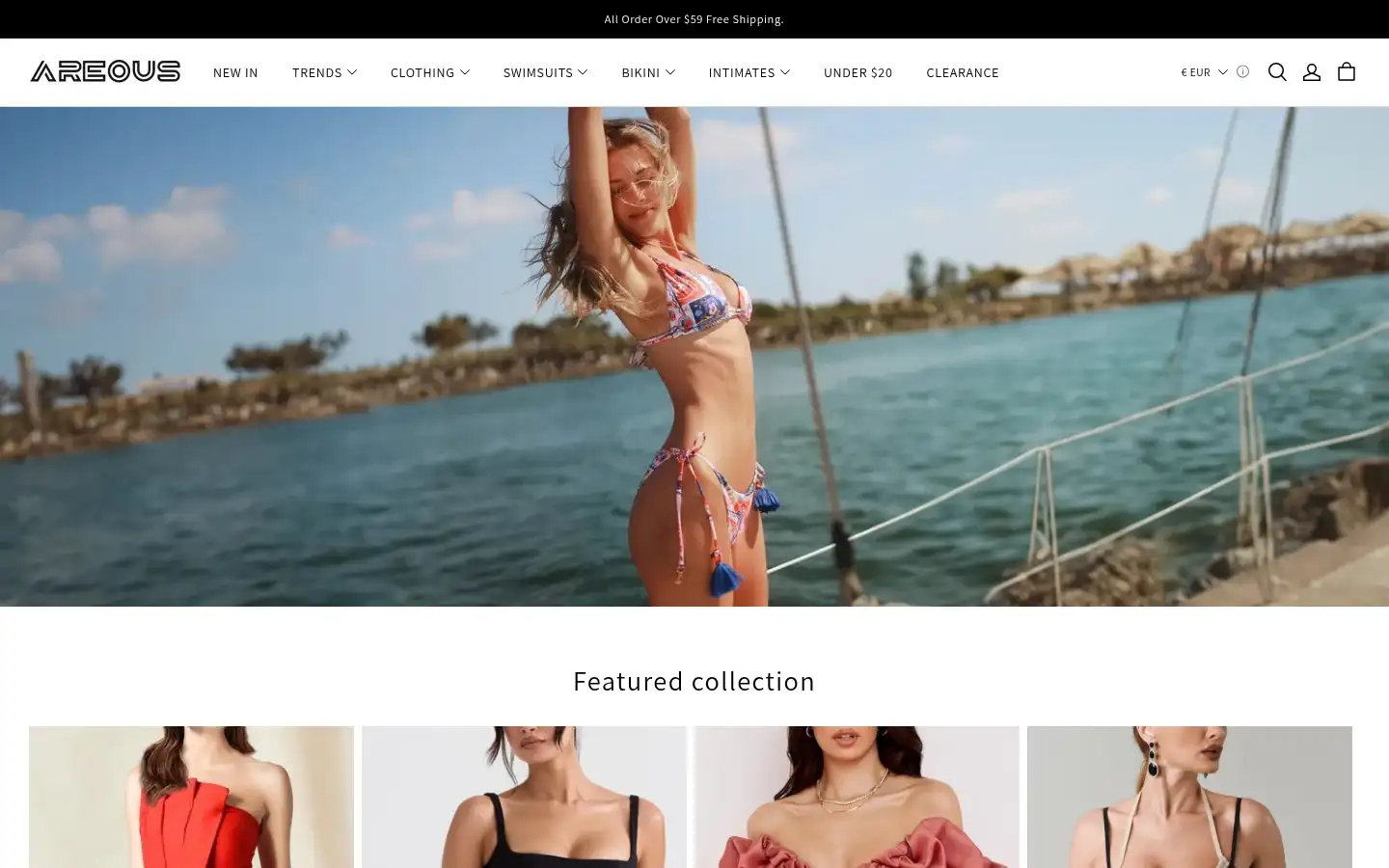 Screenshot of areous.com