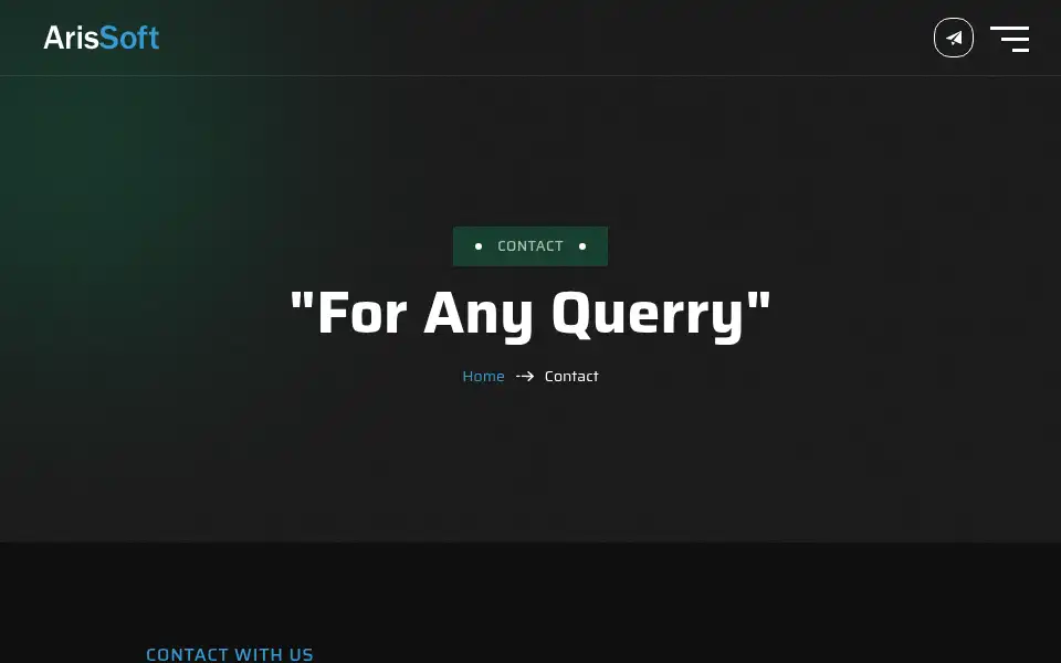 Screenshot of arissoft.com