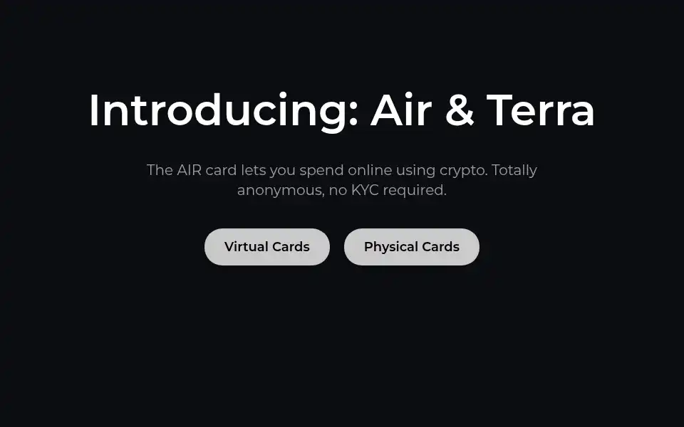 Screenshot of arkfi.io