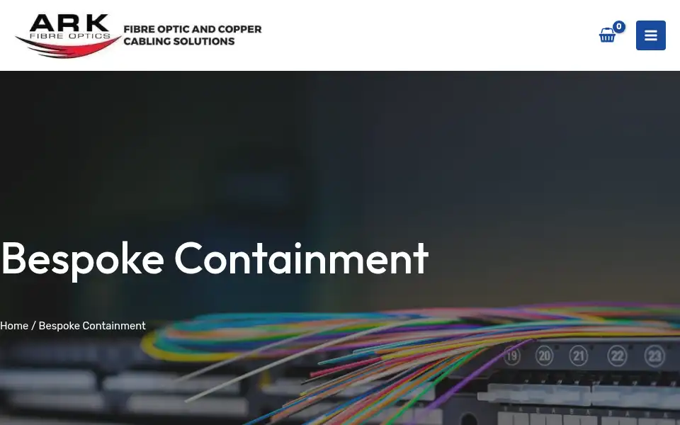 Screenshot of arkfibre.co.uk