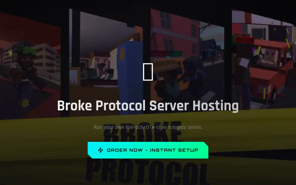 Screenshot of arkgameserverhosting.com