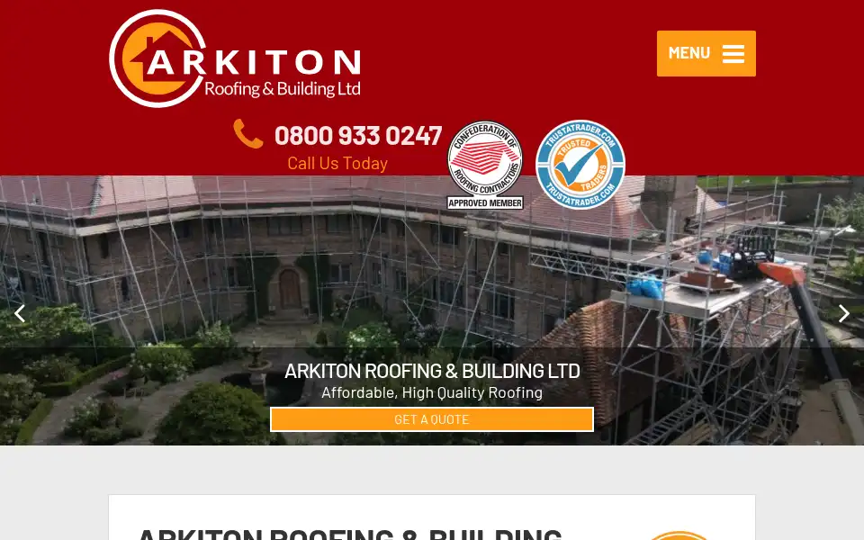 Screenshot of arkiton.co.uk