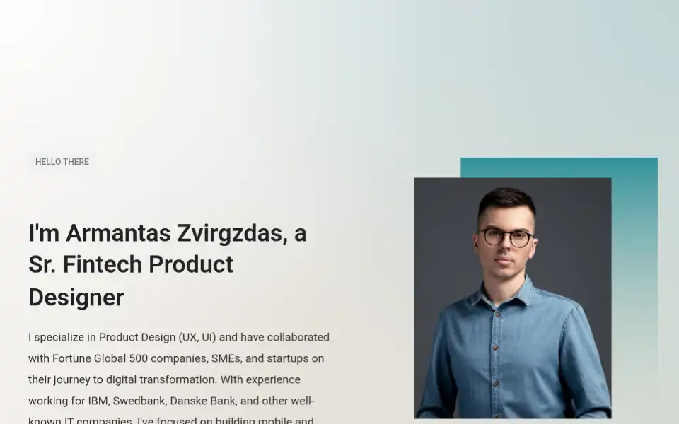 Screenshot of armantas.com