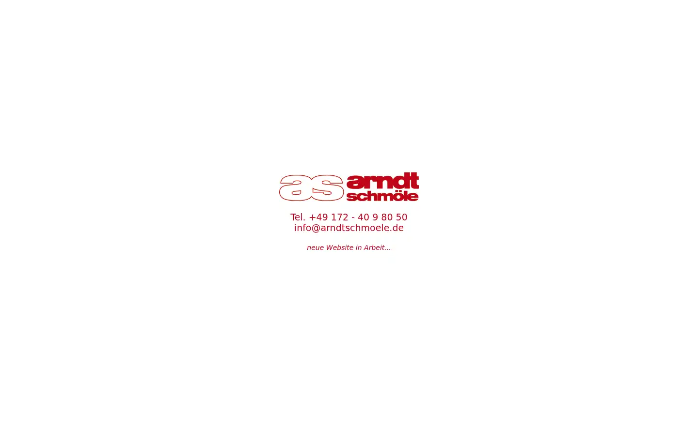 Screenshot of arndtschmoele.de