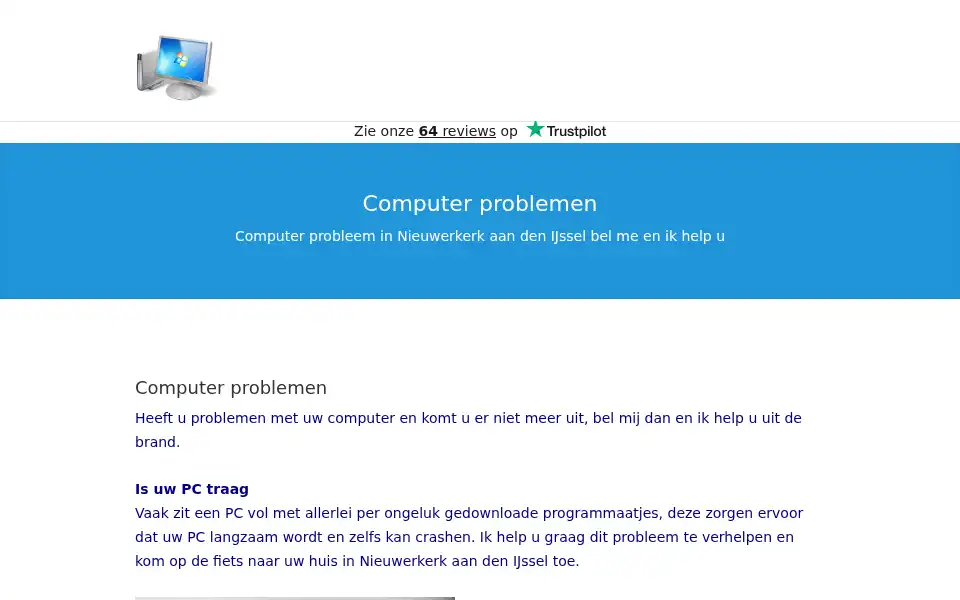 Screenshot of aroelofs.nl