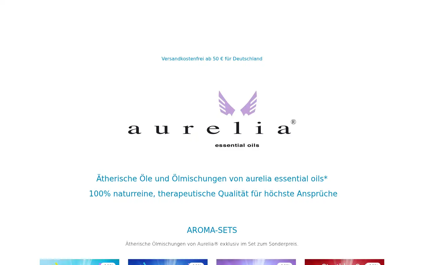 Screenshot of aromergy.de