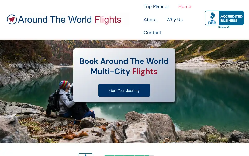 Screenshot of aroundtheworldflights.com