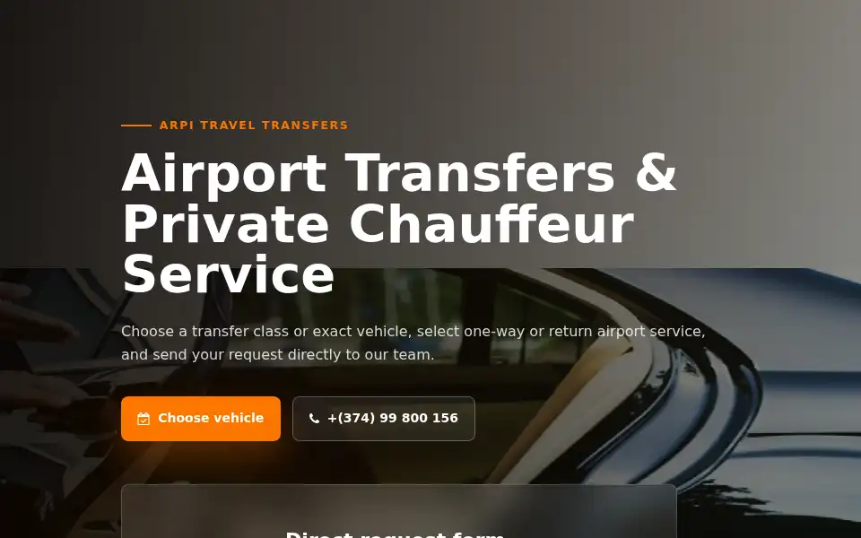 Screenshot of arpitravel.com