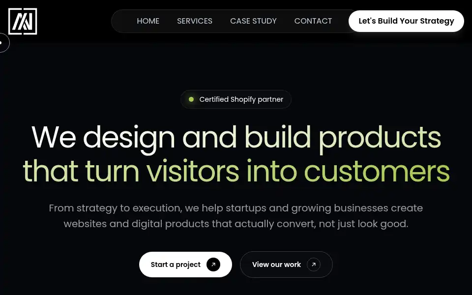 Screenshot of arraynest.com