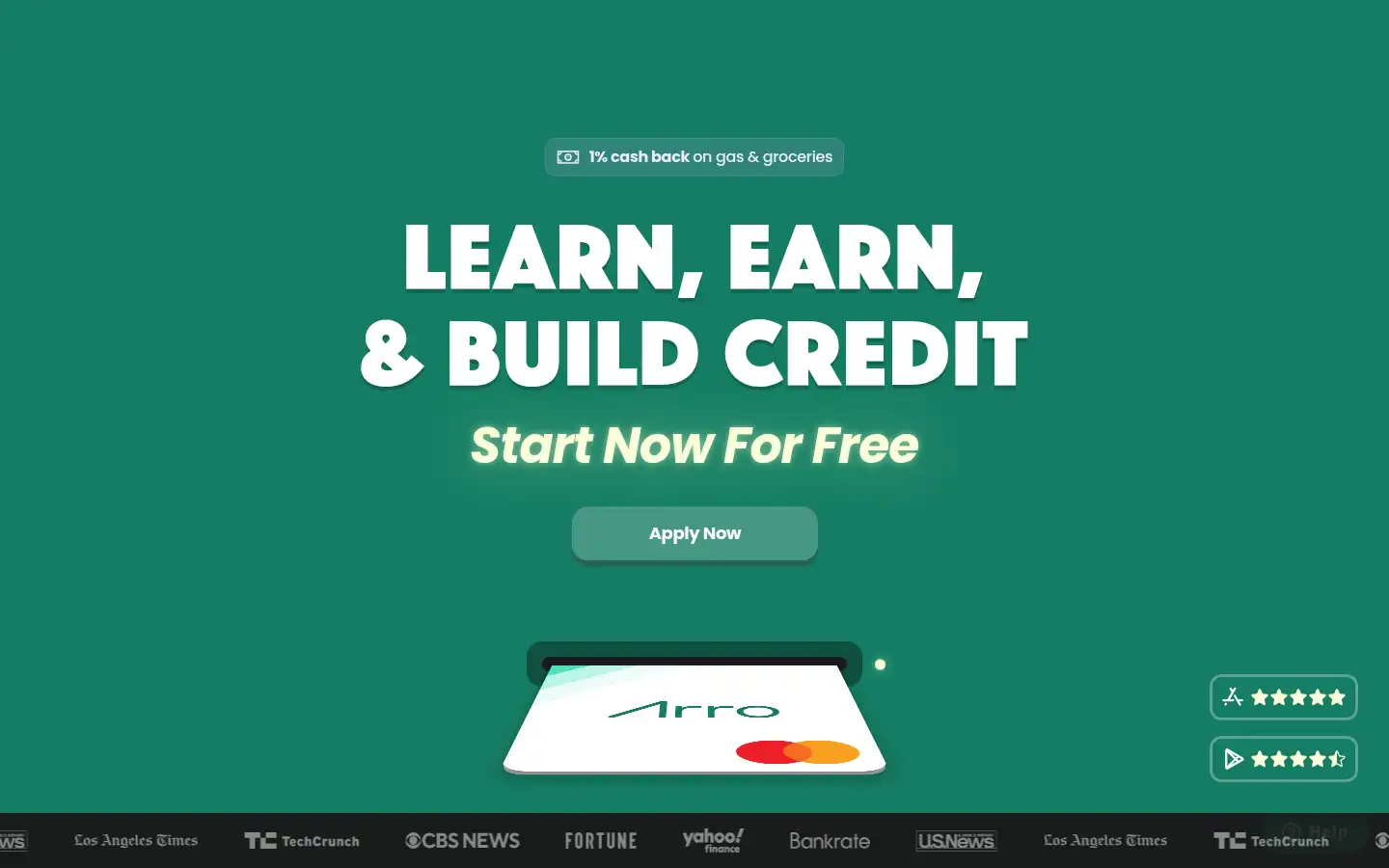 Screenshot of arrofinance.com