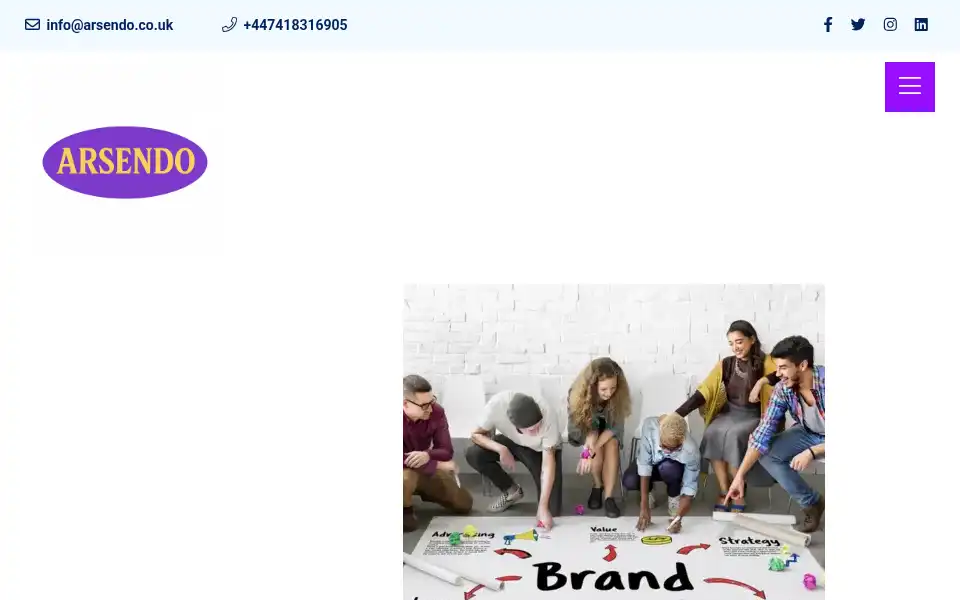 Screenshot of arsendo.co.uk