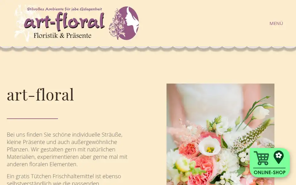 Screenshot of art-floral.de