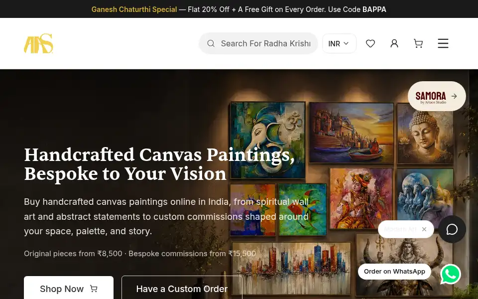 Screenshot of artacestudio.com