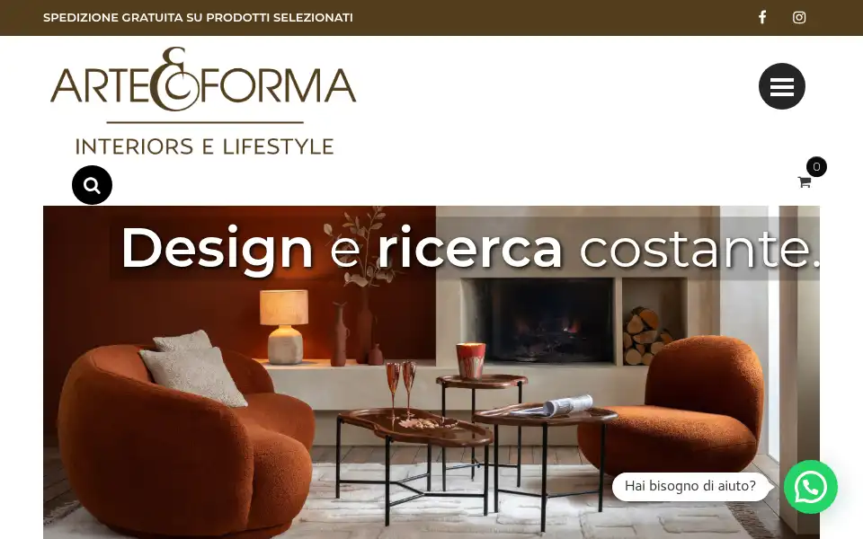 Screenshot of arte-forma.it