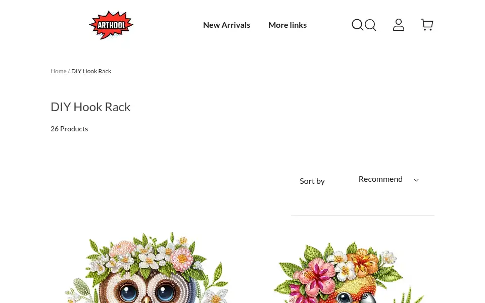 Screenshot of arthool.com