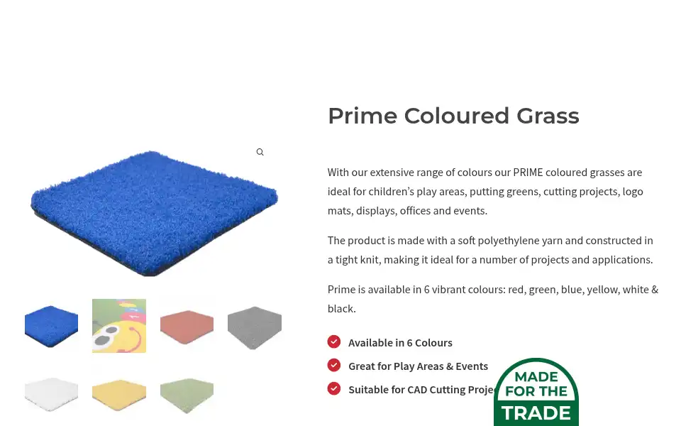 Screenshot of artificialgrass.com