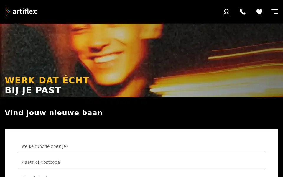 Screenshot of artiflex.com