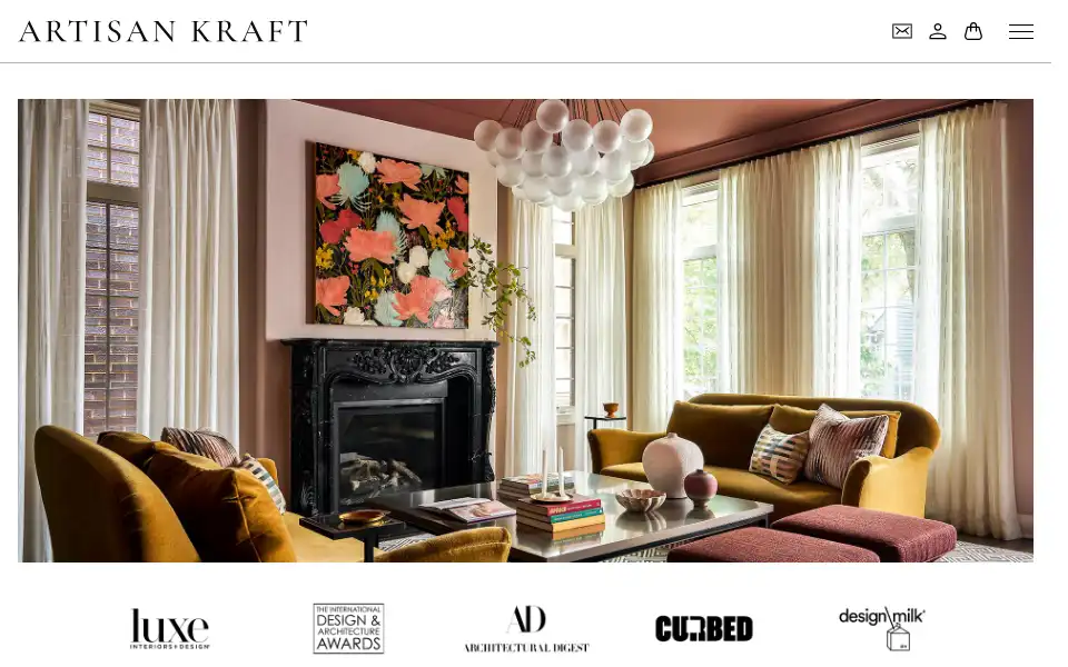 Screenshot of artisankraftfireplaces.com