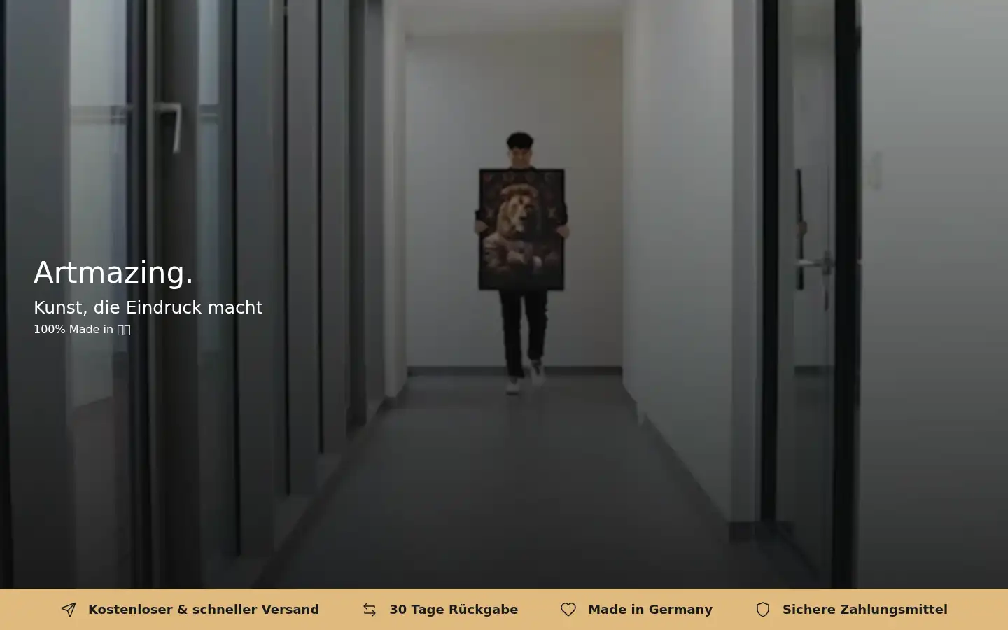 Screenshot of artmazing.de