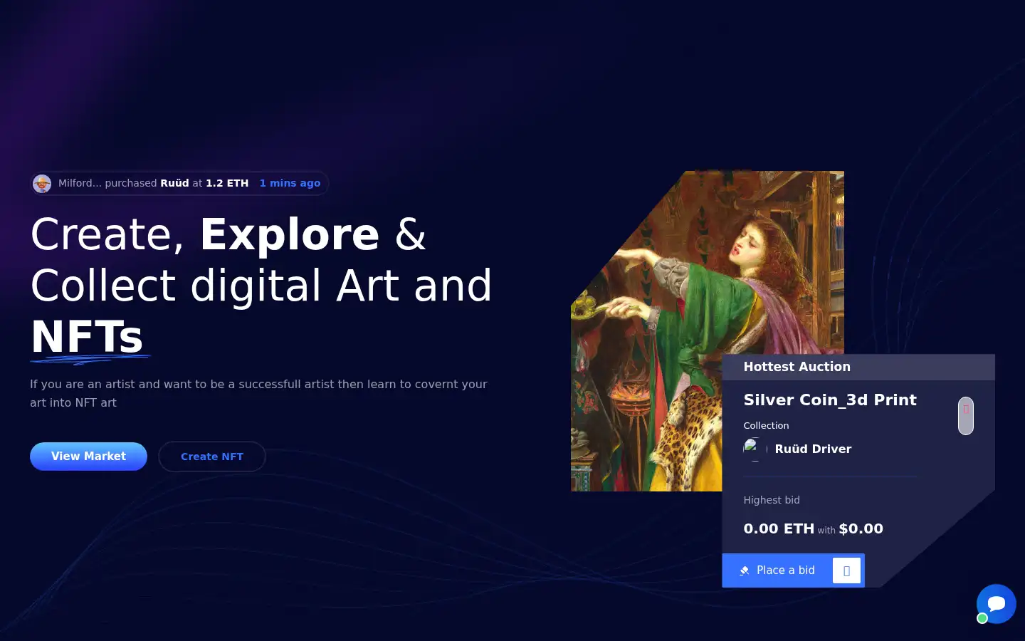 Screenshot of artnimo.com