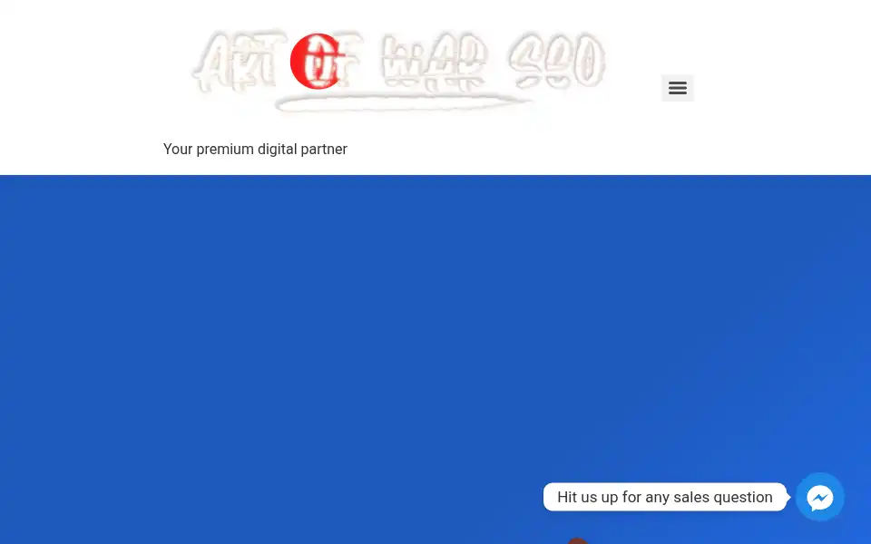 Screenshot of artofwarseo.com