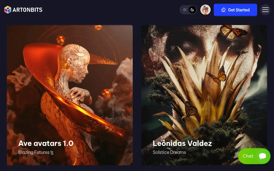 Screenshot of artonbits.com