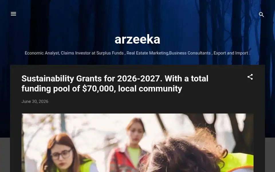 Screenshot of arzeeka.com