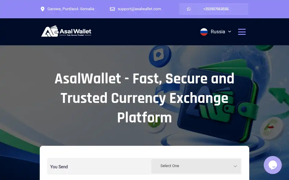 Screenshot of asalwallet.com