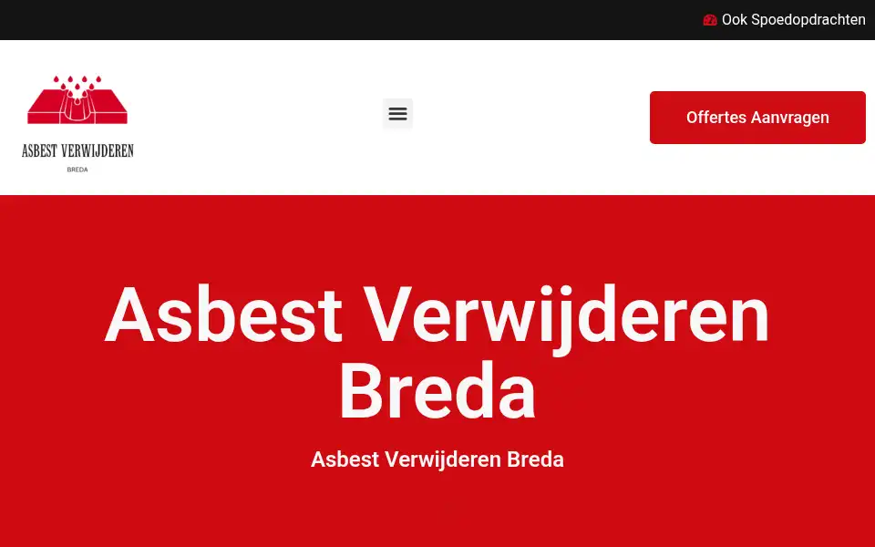 Screenshot of asbestverwijderenbreda.com