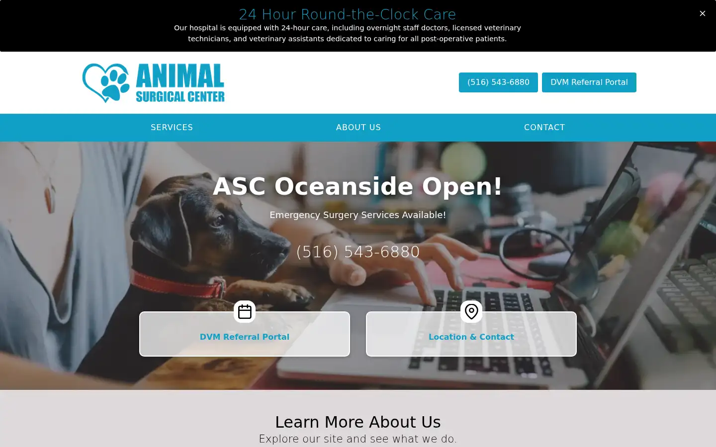 Screenshot of asc.vet