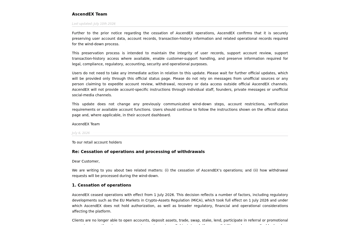 Screenshot of ascendex.com