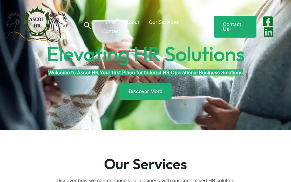 Screenshot of ascot-hr.co.uk